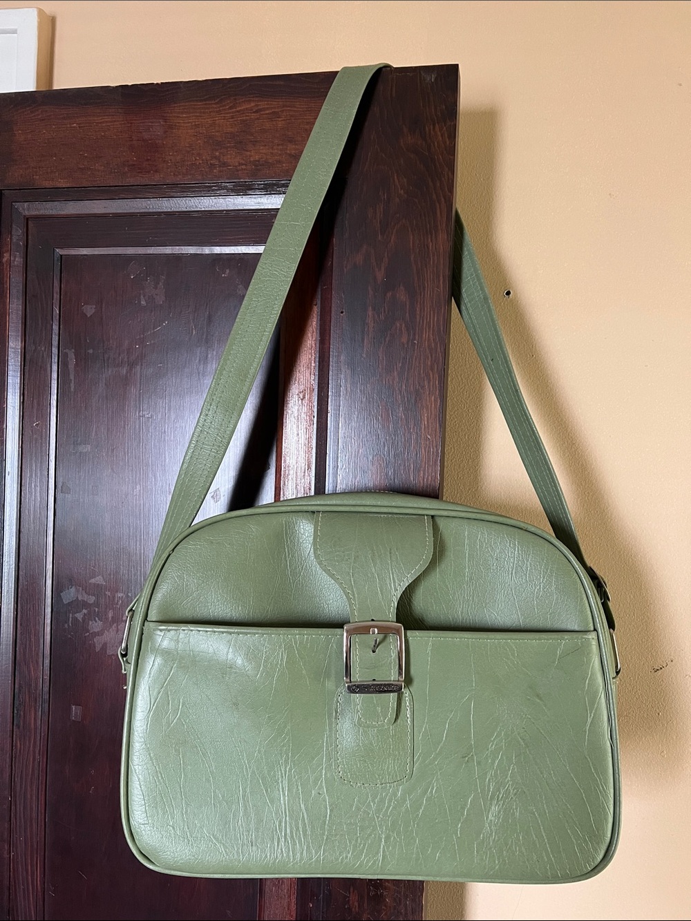 Vintage Mint Green Bowling Bag